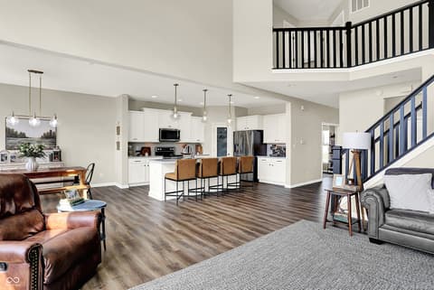 Living room at 2288 Lingerman Court, Avon, IN