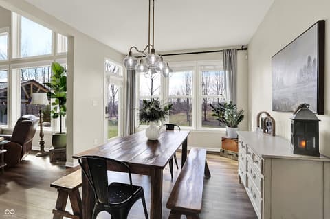 Dining room at 2288 Lingerman Court, Avon, IN