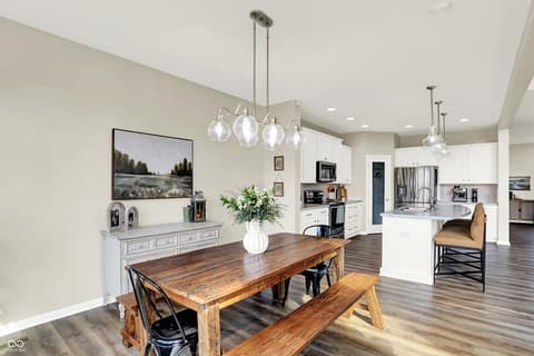 Dining room at 2288 Lingerman Court, Avon, IN