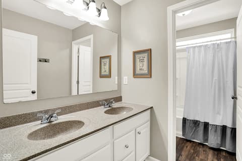 Bathroom at 2288 Lingerman Court, Avon, IN