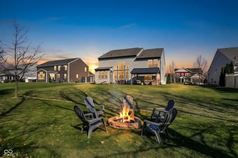 Backyard at 2288 Lingerman Court, Avon, IN