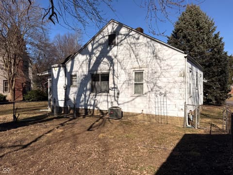 Side exterior at 3619 Andover Road, Anderson, IN