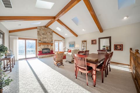 Living room at 223 Somerville Road, Anderson, IN