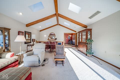 Living room at 223 Somerville Road, Anderson, IN