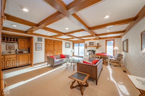 Family room at 223 Somerville Road, Anderson, IN
