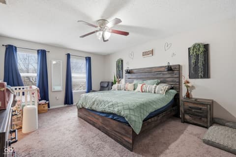 Bedroom at 345 Sunburst Lane, Greenwood, IN