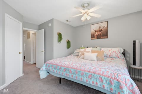Bedroom at 345 Sunburst Lane, Greenwood, IN