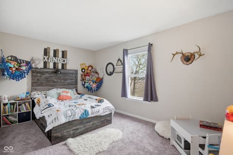 Bedroom at 345 Sunburst Lane, Greenwood, IN