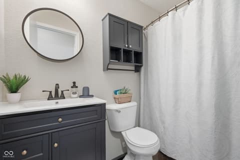 Bathroom at 345 Sunburst Lane, Greenwood, IN
