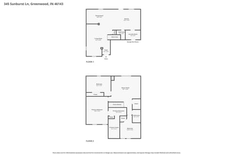 Floor Plan — 345 Sunburst Lane, Greenwood, IN