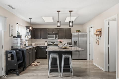 Kitchen at 345 Sunburst Lane, Greenwood, IN