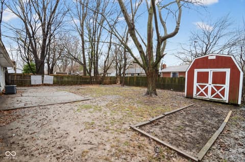 Yard at 3641 N Richardt Avenue, Indianapolis, IN