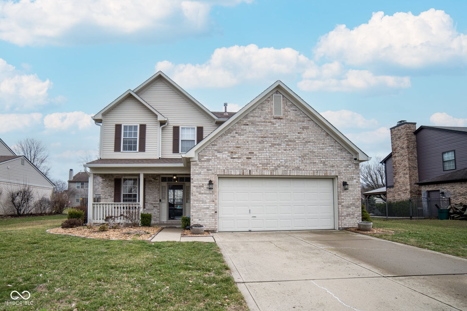 Front exterior at 1763 Red Phister Drive, Avon, IN