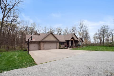 Front exterior at 7777 E County Road 50 N, Seymour, IN