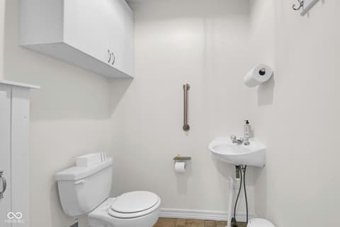 Bathroom at 700 S Buckingham Road, Yorktown, IN