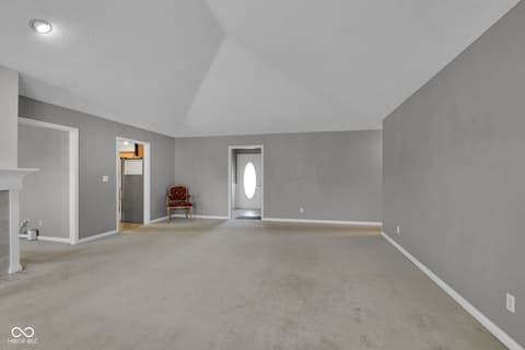 Living room at 700 S Buckingham Road, Yorktown, IN