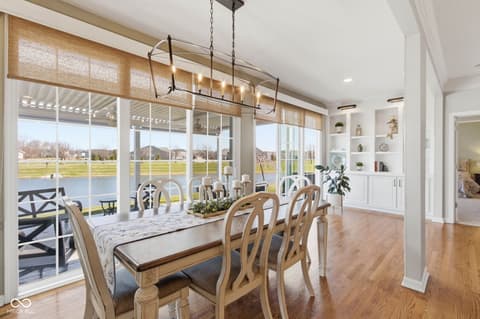 Dining room at 13017 Shiraz Lane, Fishers, IN