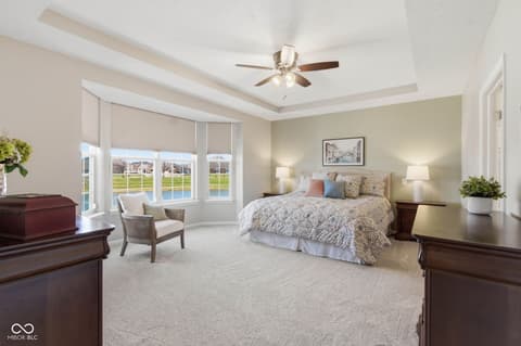 Primary bedroom at 13017 Shiraz Lane, Fishers, IN