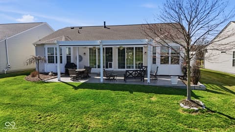 Backyard at 13017 Shiraz Lane, Fishers, IN