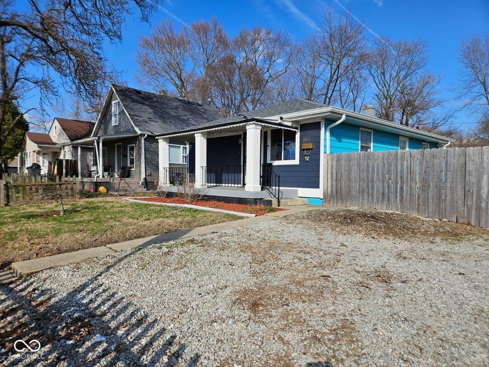 Front exterior at 1857 Calvin Street, Indianapolis, IN