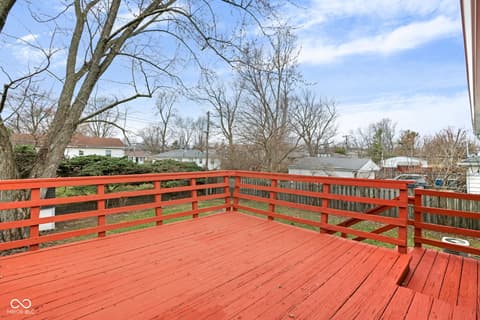Outdoor living area at 3432 N Eaton Avenue, Indianapolis, IN