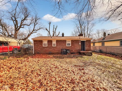 Backyard at 2916 S Roena Street, Indianapolis, IN
