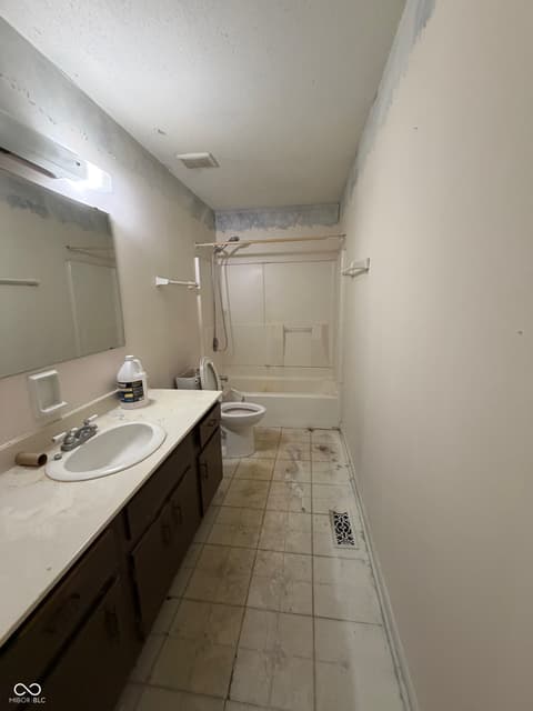 Bathroom at 6025 Wingedfoot Court, Indianapolis, IN