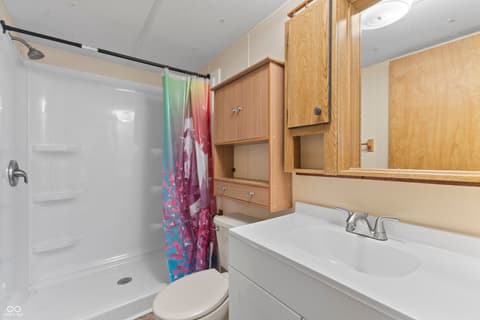 Bathroom at 11696 E Short Road, Springville, IN
