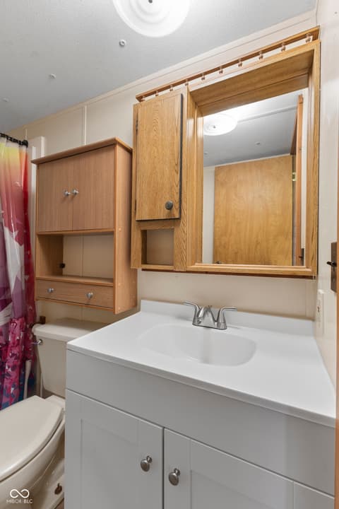 Bathroom at 11696 E Short Road, Springville, IN