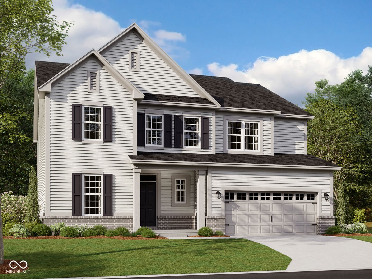 Front exterior at 17031 Picket Fence Drive, Noblesville, IN