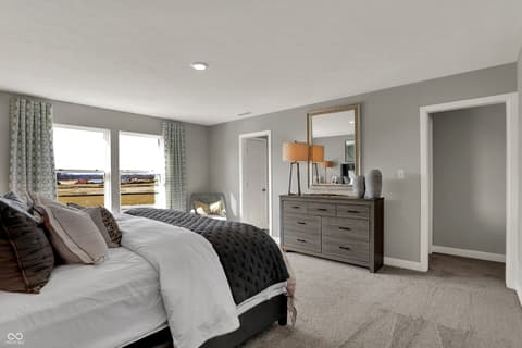 Primary bedroom at 15535 Postman Road, Fishers, IN