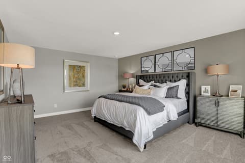 Primary bedroom at 15535 Postman Road, Fishers, IN