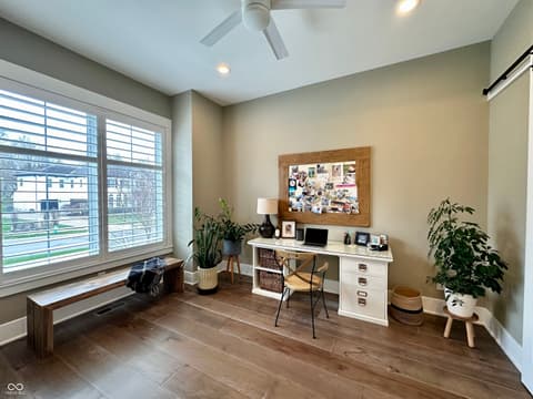 Home office at 13682 Kingston Drive, Fishers, IN
