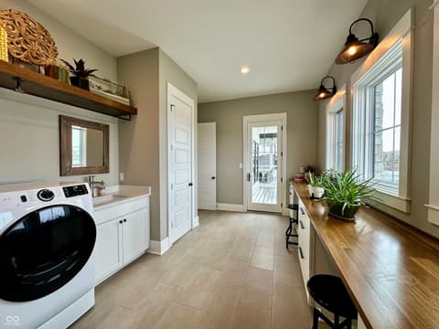 Laundry room at 13682 Kingston Drive, Fishers, IN