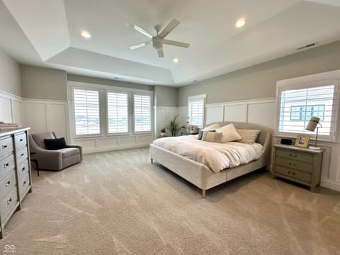 Primary bedroom at 13682 Kingston Drive, Fishers, IN