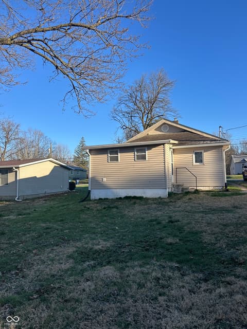 Backyard at 132 W Berry Street, Greencastle, IN