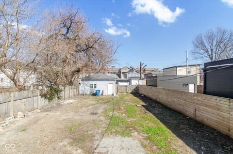 Yard at 543 N Temple Avenue, Indianapolis, IN