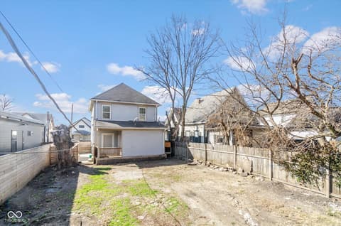 Backyard at 543 N Temple Avenue, Indianapolis, IN