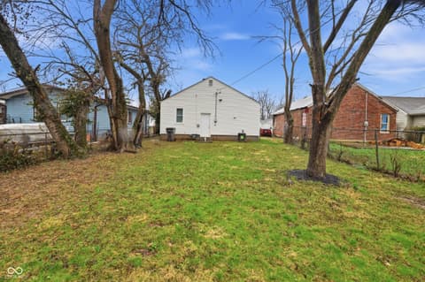 Backyard at 3731 Baltimore Avenue, Indianapolis, IN