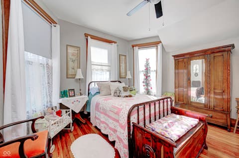 Bedroom at 4934 N Pearl Street, Amo, IN