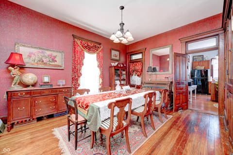 Dining room at 4934 N Pearl Street, Amo, IN