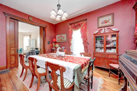 Dining room at 4934 N Pearl Street, Amo, IN
