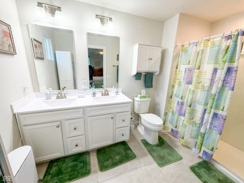 Primary bathroom at 2724 Stonebridge Drive, Lebanon, IN