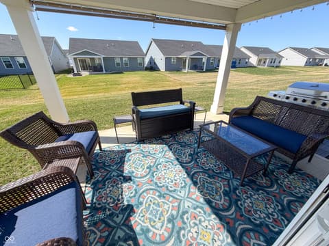 Outdoor living area at 2724 Stonebridge Drive, Lebanon, IN