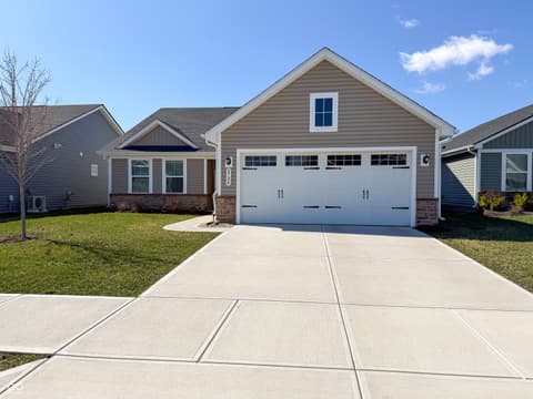 Front exterior at 2724 Stonebridge Drive, Lebanon, IN