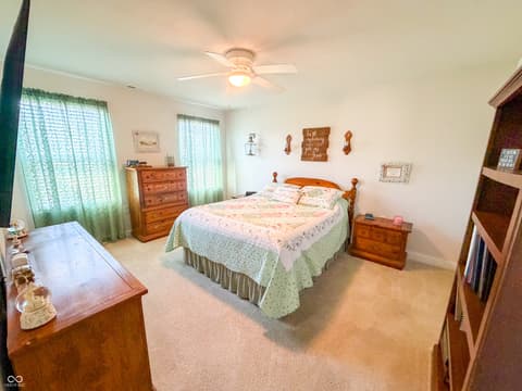 Primary bedroom at 2724 Stonebridge Drive, Lebanon, IN