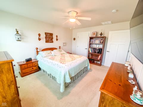 Primary bedroom at 2724 Stonebridge Drive, Lebanon, IN