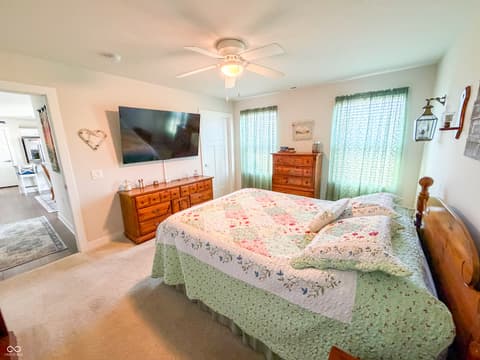 Primary bedroom at 2724 Stonebridge Drive, Lebanon, IN