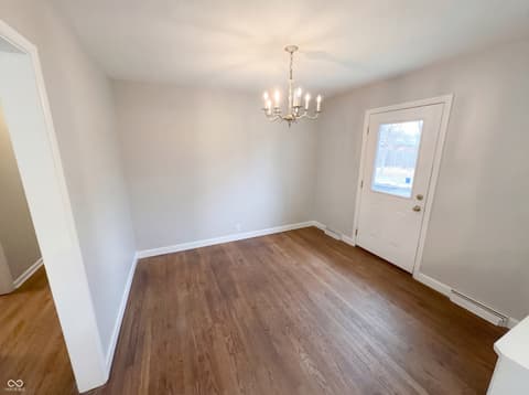 Dining room at 10209 Broadway Street, Indianapolis, IN