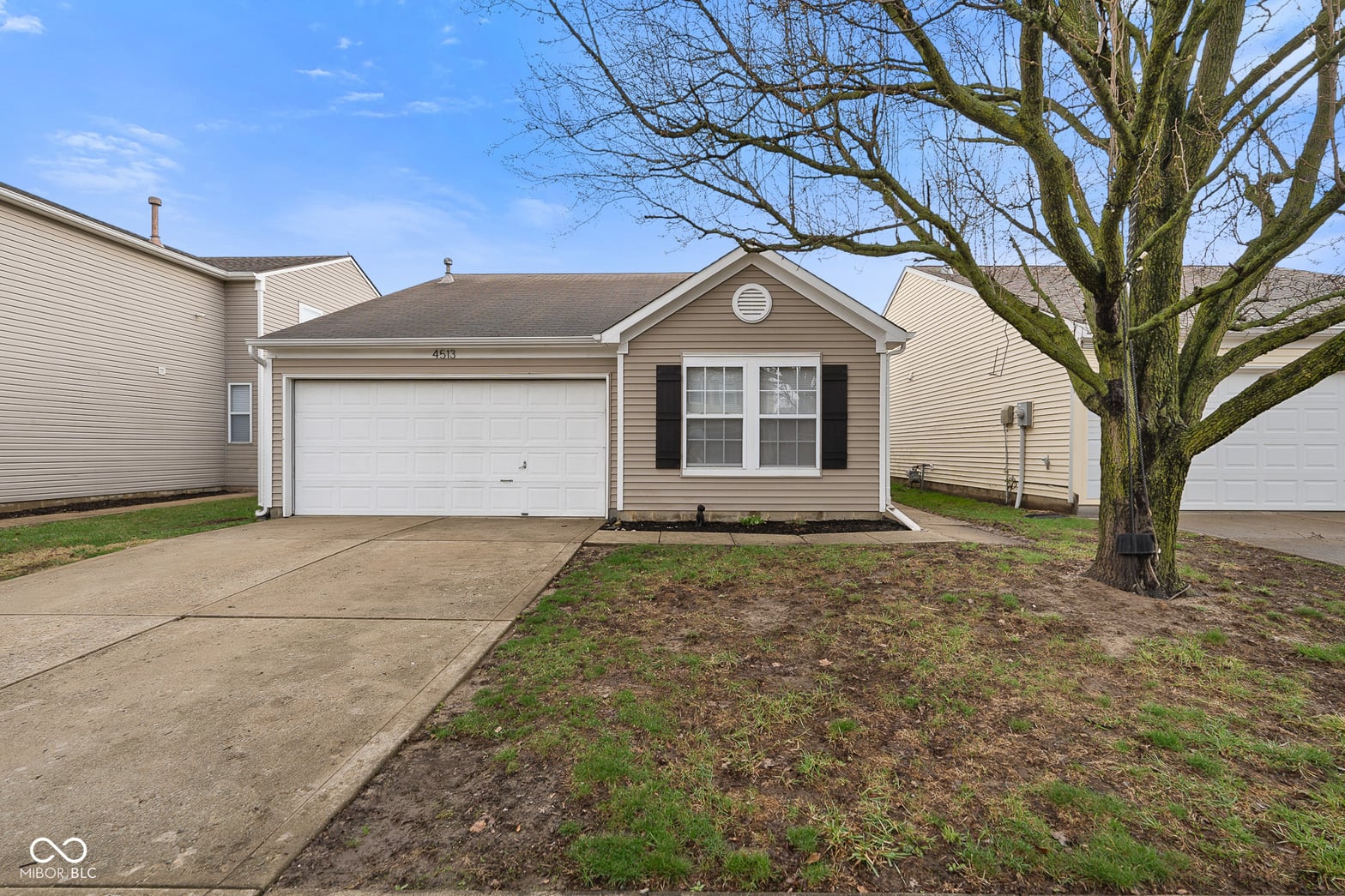 Front exterior at 4513 Connaught East Drive, Plainfield, IN